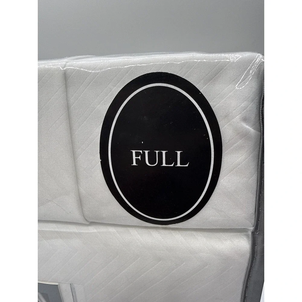 Kathy Ireland Home Essentials Full Sheet Set White Microfiber Deep Pocket 6pc
